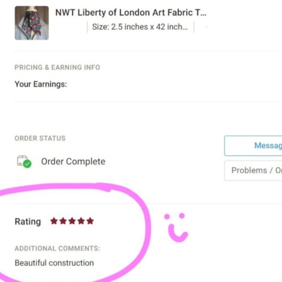 Liberty of London Art Fabric Skinny Scarf Matilda Rose Yellow Bespoke - Picture 13 of 15